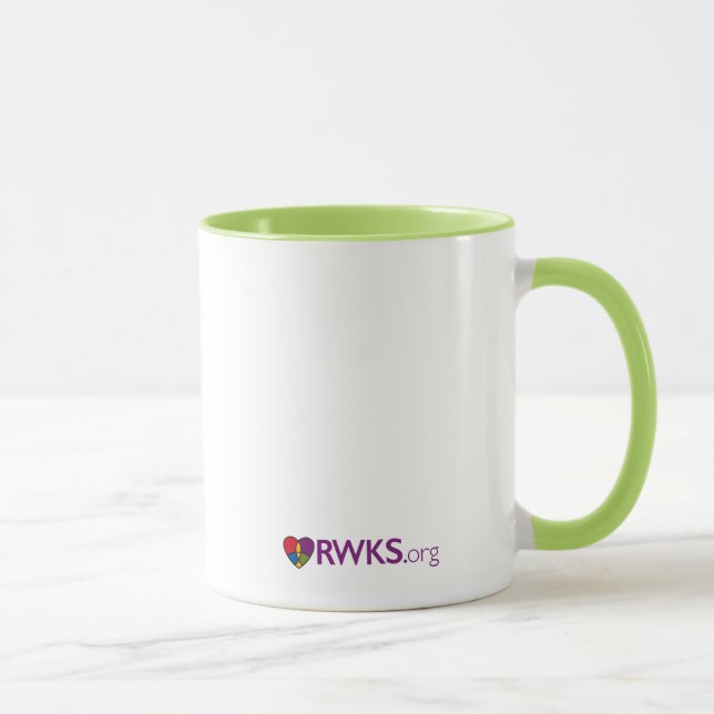 Proud to be Lutheran Mug - Lime Inside (Right)