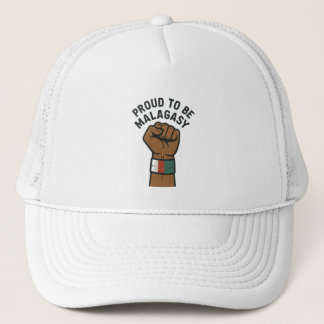 Proud to be Malagasy - Madagascar Heritage Power F Trucker Hat