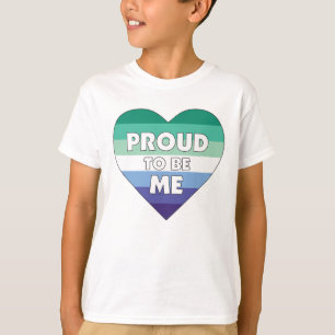 Proud to Be Me LGBTQ Gay Men Pride Heart T-Shirt