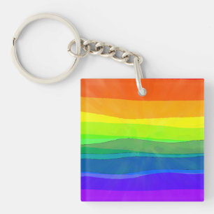 Proud To Be Me - LGBTQIA Pride Keychain