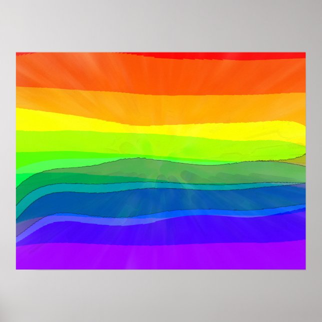 Proud To Be Me - LGBTQIA Pride Poster (Front)