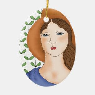 Proud to be Organic Ceramic Ornament