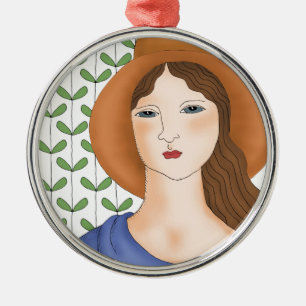 Proud to be Organic Metal Ornament