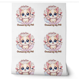 Proud to Be Owned by My Pet Cute Puppy Wallpaper