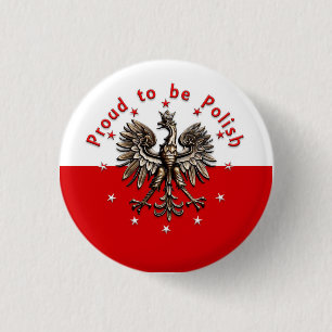 Proud to be Polish - Button