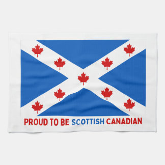 PROUD TO BE SCOTTISH CANADIAN! KITCHEN TOWEL