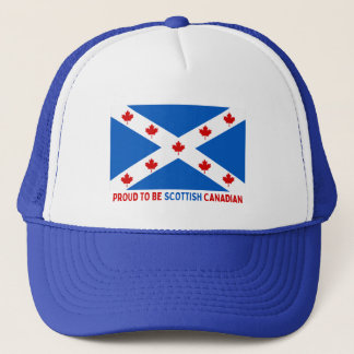 PROUD TO BE SCOTTISH CANADIAN! TRUCKER HAT