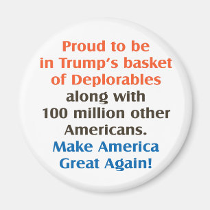 proud to be trump supporter magnet