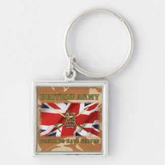 Proud to have served......UK Keychain