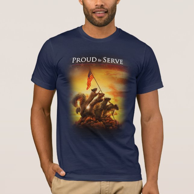 Proud to Serve T-Shirt (Front)