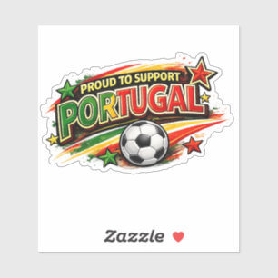 PROUD TO SUPPORT PORTUGAL Portuguese Pride Foot