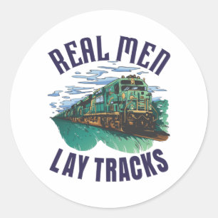 Proud Track Builder Classic Round Sticker