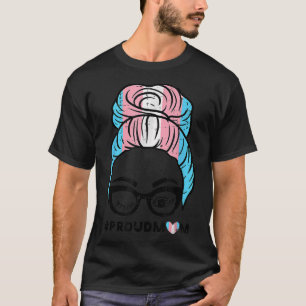 Proud Transgender Mom Transseual Trans Pride Flag T-Shirt