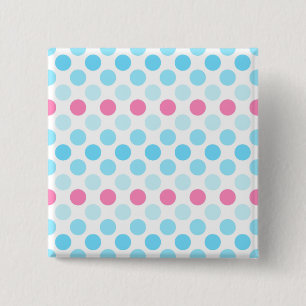 Proud Transmasculine Pride Flag Colours Polkadots 2 Inch Square Button