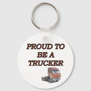 PROUD TRUCKER KEYCHAIN