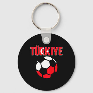 Proud Türkiye Soccer Fans Jersey - Turkey Footbyll Keychain
