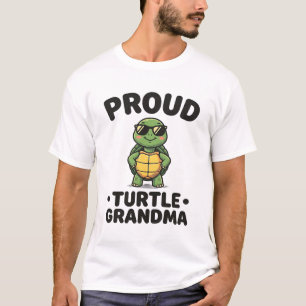 Proud Turtle Grandma Cute Vintage Turtle Design_1 T-Shirt