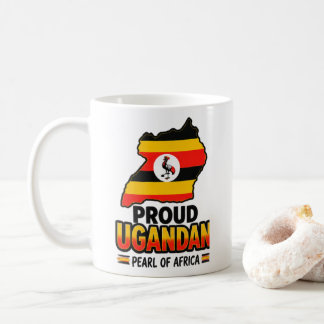 Proud Ugandan – Pearl of Africa | Uganda Flag & Ma Coffee Mug