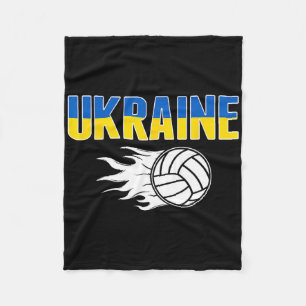 Proud Ukraine Volleyll Fans Jersey - Ukrainian Fla Fleece Blanket