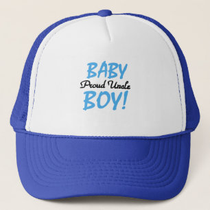 Proud Uncle Baby Boy T-shirts and Gifts Trucker Hat
