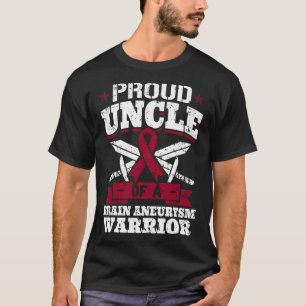 Proud Uncle Of A Brain Aneurysm Warrior Awareness  T-Shirt