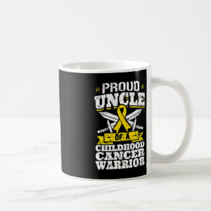 Proud Uncle Of A Childhood Cancer Warrior Awarenes Coffee Mug