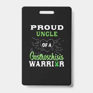 Proud Uncle Of A Gastroschisis Warrior Awareness . Badge