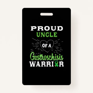 Proud Uncle Of A Gastroschisis Warrior Awareness . Badge