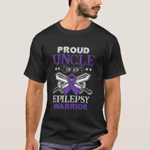 Proud Uncle Of An Epilepsy Warrior Family Matching T-Shirt