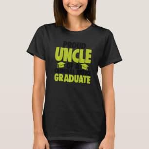 Proud Uncle Of Criminal Justice Graduate Court Leg T-Shirt