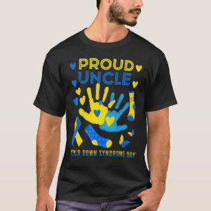 Proud Uncle T21 World Down Syndrome Awareness Day T-Shirt