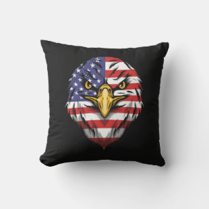 Proud United States of America USA Special Flag Throw Pillow