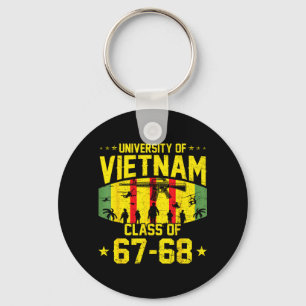 Proud University Of Vietnam War Veteran Cl Of Keychain