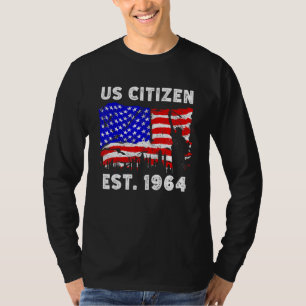 Proud US Citizen Est Since 1964 For New American T-Shirt