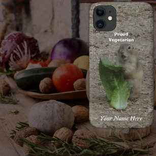 Proud Vegetarian - Ground Squirrel Case-Mate iPhone Case