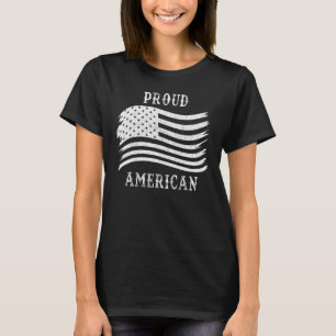 Proud Veteran - American Flag - US - USA - Patriot T-Shirt