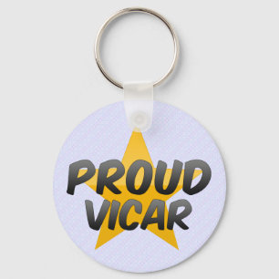 Proud Vicar Keychain