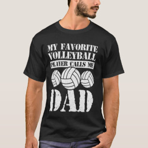 Proud Volleyball Dad Father's Day T-Shirt