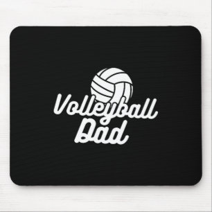 Proud volleyball dad men fathers day mouse pad