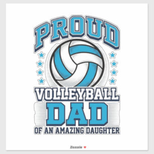 Proud Volleyball Dad Vintage Sports Shirt Design_1