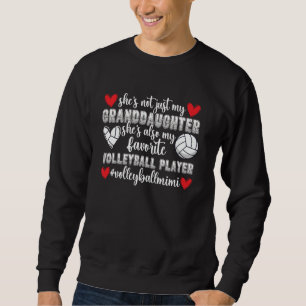 Proud Volleyball Mimi Of A Volleyball Player Mimi  Sweatshirt