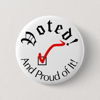 Proud Voter 2 Inch Round Button