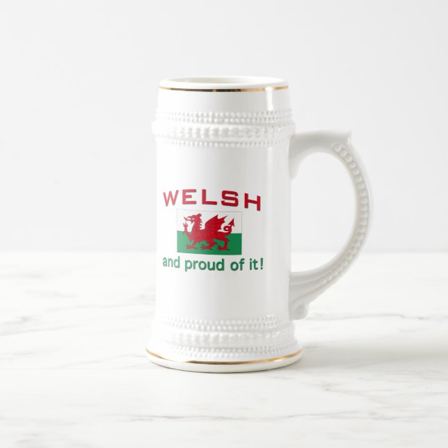 Proud Welsh Beer Stein (Right)