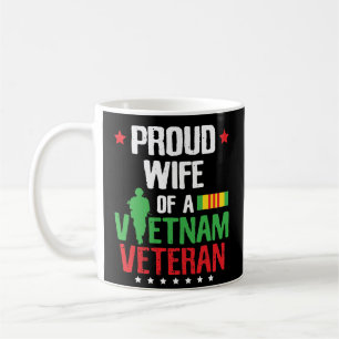 Proud Wife Vietnam Veteran Coffee Mug Veterans Day