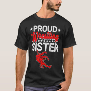 Proud Wrestling Sister Mother's Day Sport Mama Mo T-Shirt