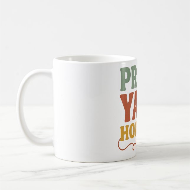 Proud Yarn Hoarder Funny Knitting  Coffee Mug (Left)
