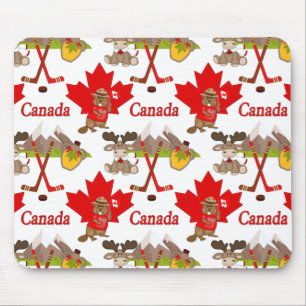 Proudly Canadian Beaver Mouse Pad