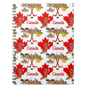 Proudly Canadian Beaver Notebook
