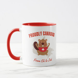 Proudly Canadian Mug - From Eh To Zed!