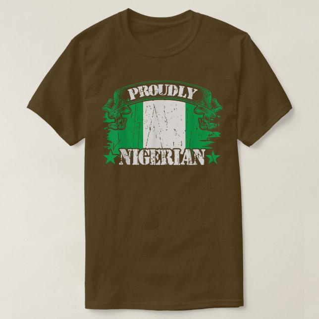 Proudly Nigerian  T-Shirt (Design Front)